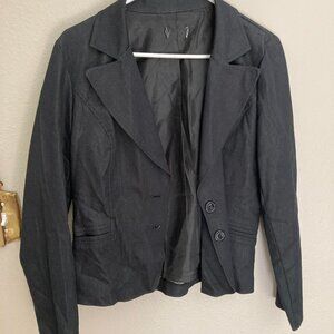 Womens Dark Grey Blazer